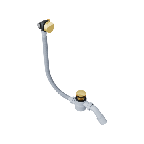 Excellent HOVER przelew wannowy z napełnianiem złoty połysk 80 cm ARIN.3410GL