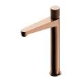 Omnires CONTOUR bateria umywalkowa wysoka miedź szczotkowana CT8012CPB