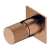 Omnires CONTOUR bateria natryskowa miedź szczotkowana CT8045CPB