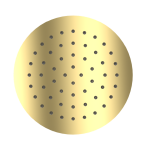 Excellent deszczownica okrągła złoty połysk fi 25 AREX.3025GL