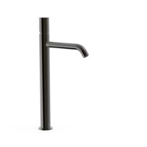 Tres STUDY bateria umywalkowa wysoka czerń metalizowana 26130801KM