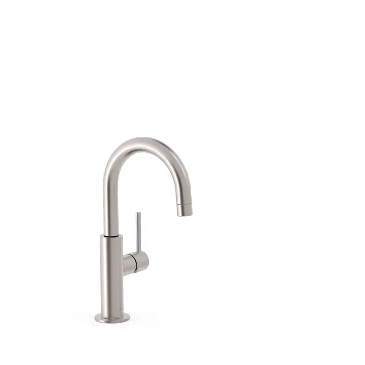 Tres STUDY bateria umywalkowa z bocznym mieszaczem stal 26290403AC