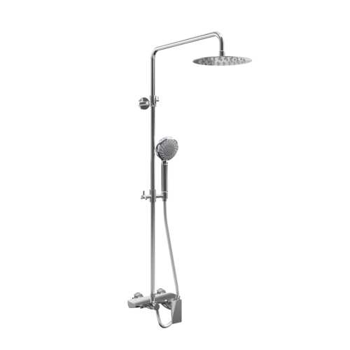 Excellent ALTAR system prysznicowy natynkowy z wylewką chrom AREX.SY.781CR