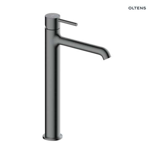Oltens MOLLE SLIM  bateria umywalkowa wysoka grafit 32403400