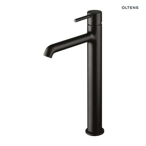 Oltens MOLLE SLIM bateria umywalkowa wysoka czarny mat 32403300