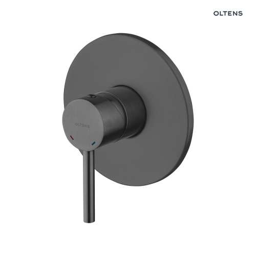 Oltens Molle bateria prysznicowa podtynkowa kompletna grafit 33100400