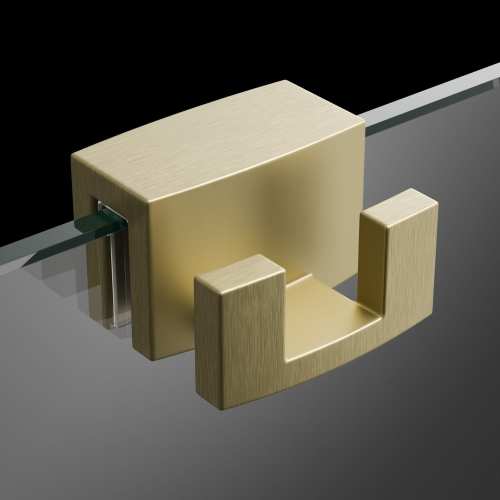 Radaway WIESZAK na szybę 6-8 mm złoty szczotkowany WR-099