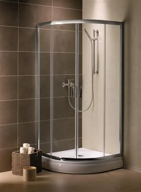 Radaway PREMIUM PLUS A 80x80 kabina półokrągła drzwi suwane 30413-01-01N
