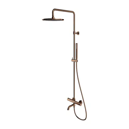 Omnires Y system wannowy termostatyczny natynkowy miedź połysk Y1234CP