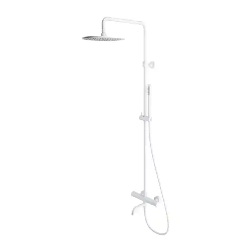 Omnires Y system wannowy termostatyczny natynkowy biały mat Y1234WM