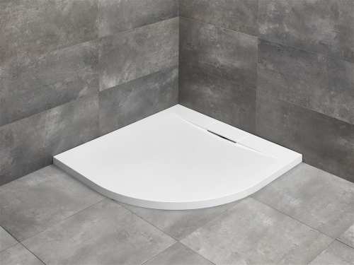 Radaway GIAROS A 90x90 brodzik półokrągły biały MKGA9090-03