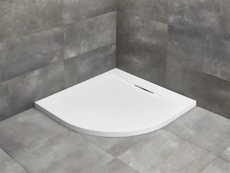 Radaway GIAROS A 90x90 brodzik półokrągły biały MKGA9090-03