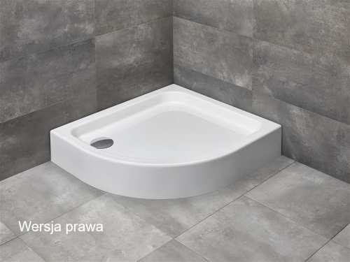 Radaway SIRIOS E COMPACT biały 80x90 Prawy SBE9817-1R