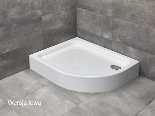 Radaway LAROS E COMPACT biały 100x80 Lewy