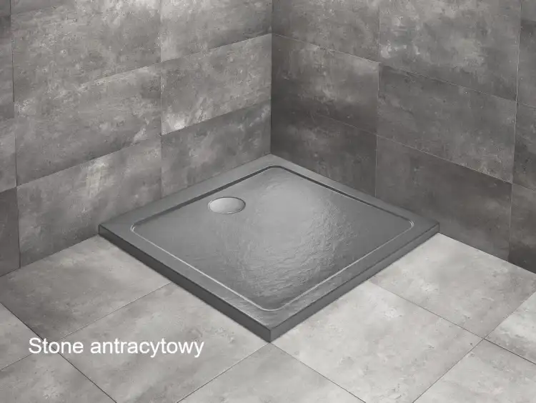 Radaway DOROS C brodzik Stone antracytowy