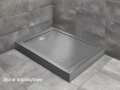 Radaway DOROS F COMPACT brodzik z obudową stone antracytowy