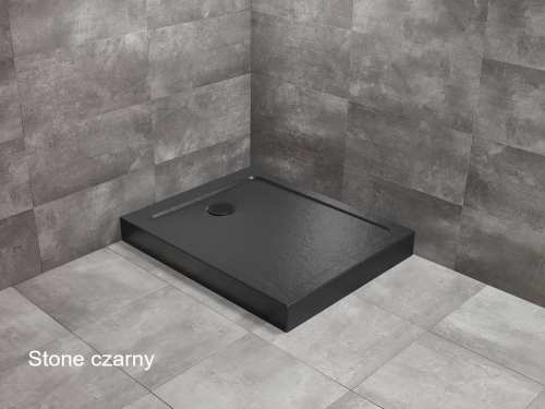 Radaway DOROS F COMPACT brodzik z obudową stone czarny