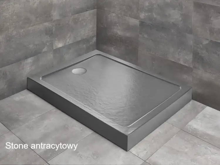 Radaway DOROS F COMPACT brodzik z obudową stone antracytowy