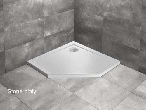 Radaway DOROS PT brodzik stone biały