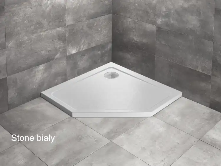 Radaway DOROS PT brodzik stone biały