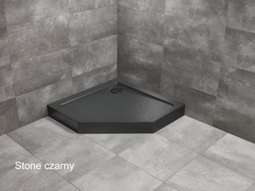 Radaway DOROS PT COMPACT brodzik z obudową stone czarny