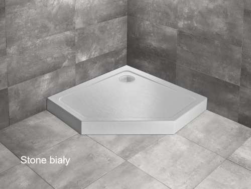 Radaway DOROS PT COMPACT brodzik z obudową  Stone biały