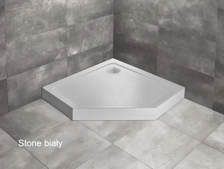 Radaway DOROS PT COMPACT brodzik z obudową  Stone biały