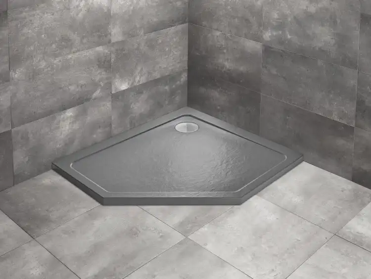 Radaway DOROS PT E brodzik 100x80 stone antracytowy prawy