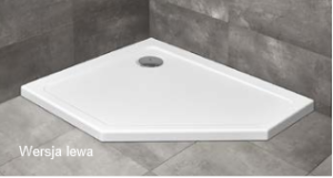 Radaway DOROS PT E brodzik 100x90 biały lewy SDRPT1090-01L