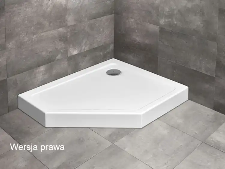 Radaway DOROS PT E COMPACT brodzik z obudową biały wersja prawa