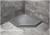 Radaway DOROS PT E COMPACT brodzik z obudową stone antracytowy lewy