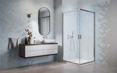 Radaway ALIENTA kabina drzwi suwane chrom