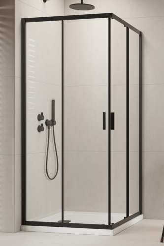 Radaway ALIENTA 80x90 kabina drzwi suwane czarna 10258090-54-01