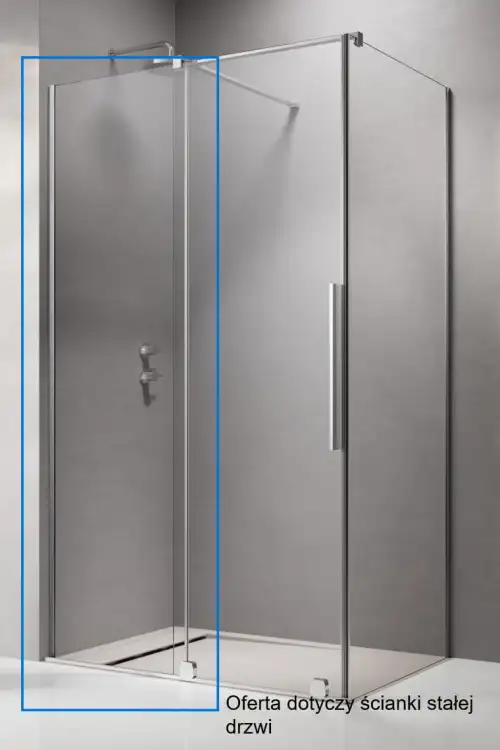 Radaway FURO ścianka stała drzwi