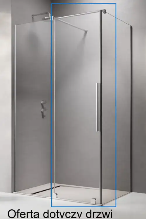 Radaway FURO KDJ chrom kabina Lewa