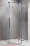 Radaway FURO KDJ chrom drzwi 522 Prawe 10104522-01-01R 