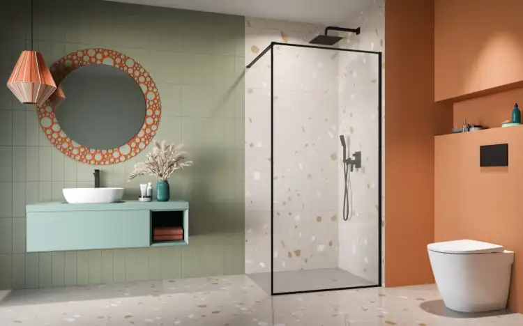 Radaway Modo F Black II walk-in