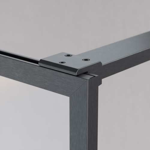 Radaway MODO F II walk-in gunmetal