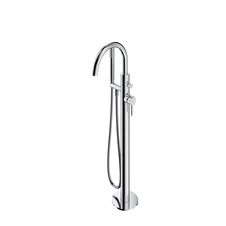 Omnires Y bateria wannowa wolnostojąca niska chrom Y1233-SCR