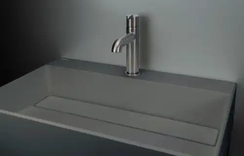 Deante SILIA bateria umywalkowa stal szczotkowana BQS_F20M