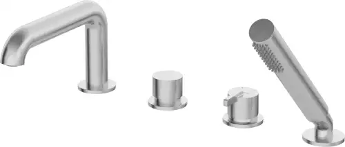 Deante SILIA bateria wannowa 4-otw. stal szczotkowana BQS_F14M