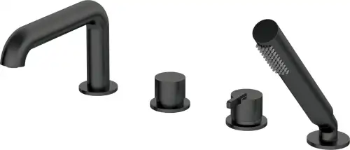 Deante SILIA bateria wannowa 4-otw. czarny mat/nero BQS_N14M