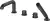 Deante SILIA bateria wannowa 4-otw. czarny mat/nero BQS_N14M