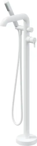 Deante SILIA bateria wannowa wolnostojąca biały matowy BQS_A17M