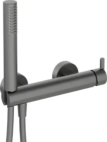 Deante SILIA bateria prysznicowa z zestawem prysznicowym titanium BQS_D41M