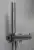Deante SILIA bateria prysznicowa z zestawem prysznicowym titanium BQS_D41M