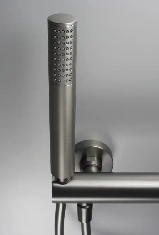 Deante SILIA bateria prysznicowa z zestawem prysznicowym titanium BQS_D41M