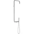 Deante SILIA bateria prysznicowa z deszczownicą stal szczotkowana NQS_F4XM