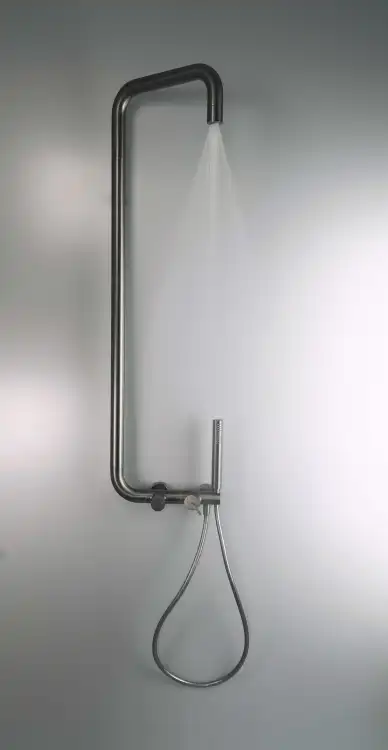 Deante SILIA bateria prysznicowa z deszczownicą titanium NQS_D4XM