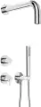 Deante SILIA zestaw prysznicowy z główką prysznicową chrom NQS_09XK